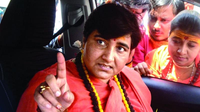 Cong making people crave for water, electricity: Pragya urges to protest against govt