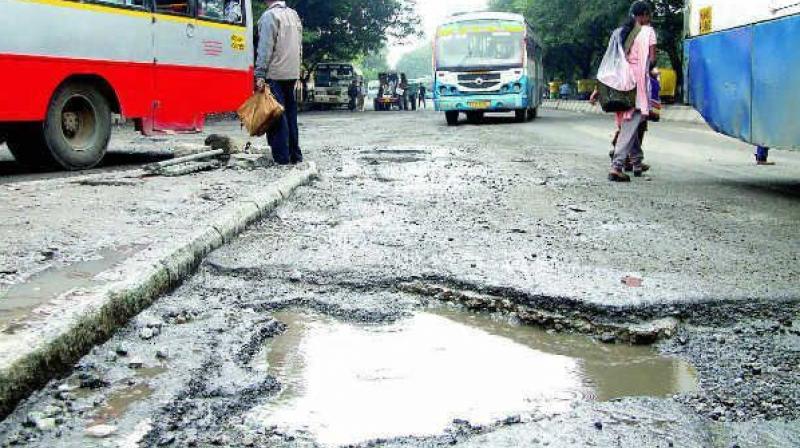 The Palike did make an attempt to fill the potholes some weeks ago, but the shoddy execution has ensured that the craters are back to haunt the people, said Mr Narendra Kumar, a resident of Banasawadi. (Representional Image)