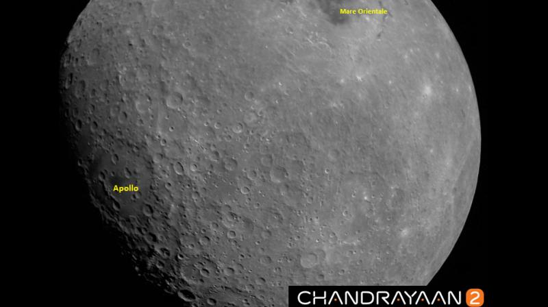 Chandrayaan-2: ISRO posts first image of moon, shows 2 major landmarks