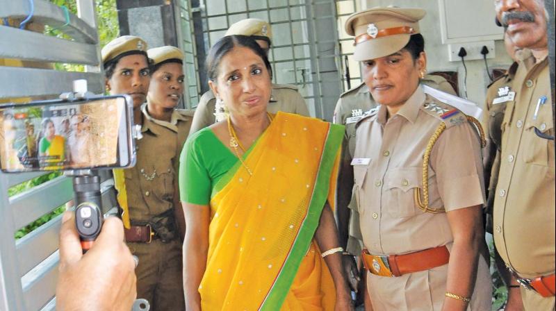 Nalini taken back to special cell in Vellore