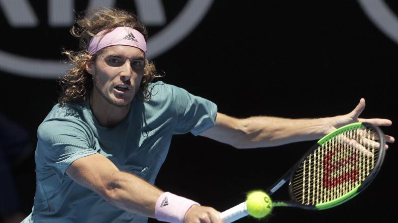 Greek sensation Stefanos Tsitsipas showed resilience and maturity Tuesday to reach his first Grand Slam semi-final with a 7-5, 4-6, 6-4, 7-6 (7/2) win over Roberto Bautista Agut. (Photo: AP)