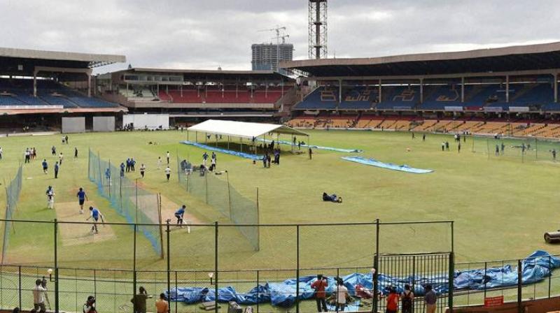 While there has been a lot of emphasis on watering the Bengaluru pitch, Karnataka faces one of its worst drought in years. (Photo: PTI)
