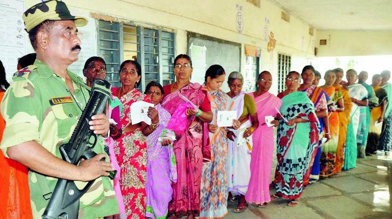 \64 per cent voter turnout in last phase of LS polls,\ says EC