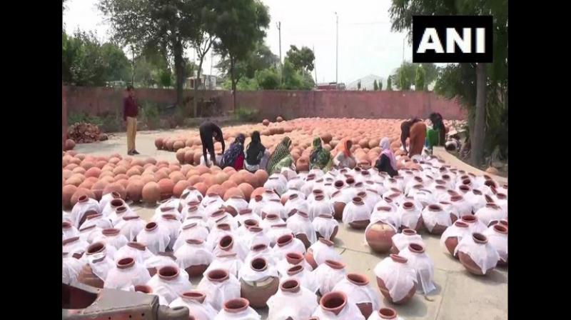 4,000 earthen pots arranged for water ahead of PM\s visit in Rohtak