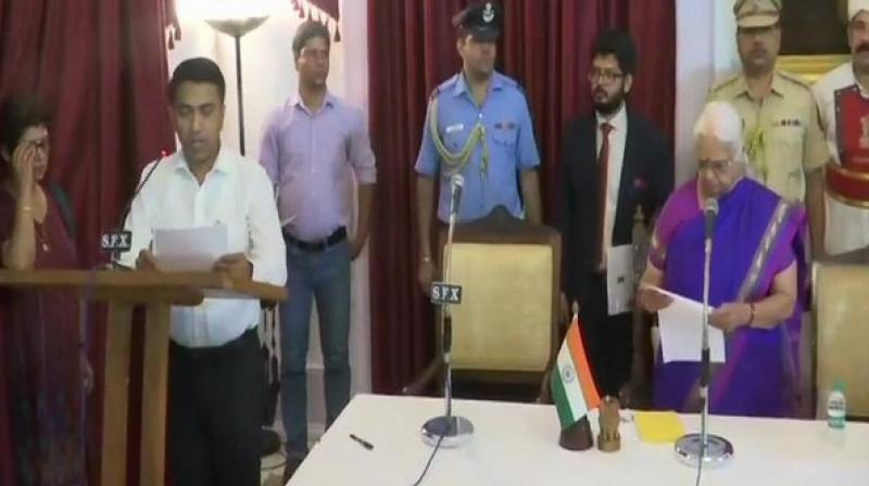 At 2 am oath ceremony, Pramod Sawant takes over as Goa CM