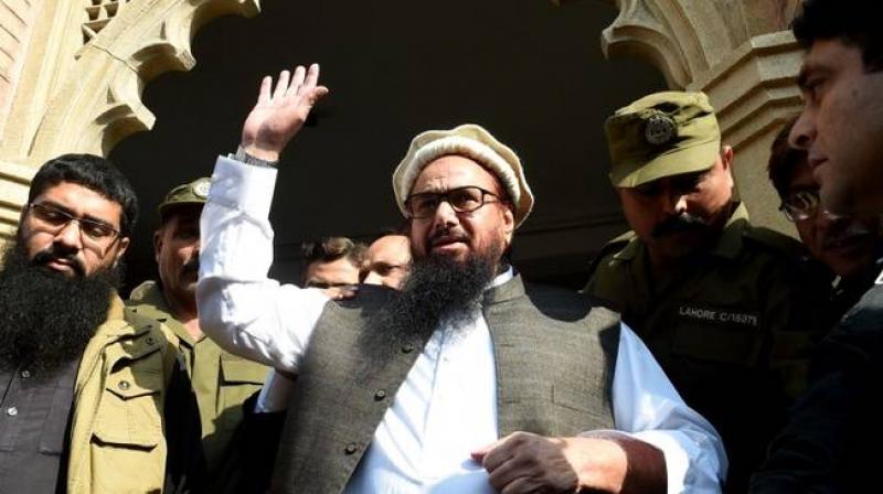 Immediately after release, JuD chief Hafiz Saeed launched his anti-India rhetoric and vowed to mobilise people for the cause of Kashmir. (Photo: AFP)