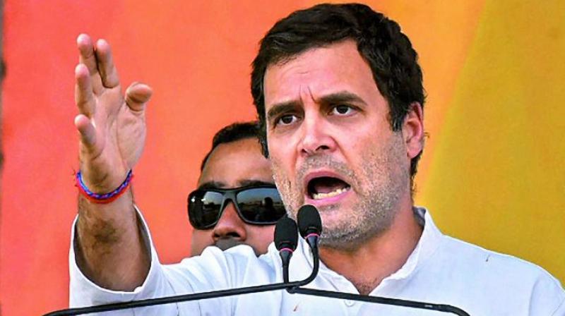 \Ache din\ now replaced with \chowkidar chor hai\: Rahul in Rajasthan
