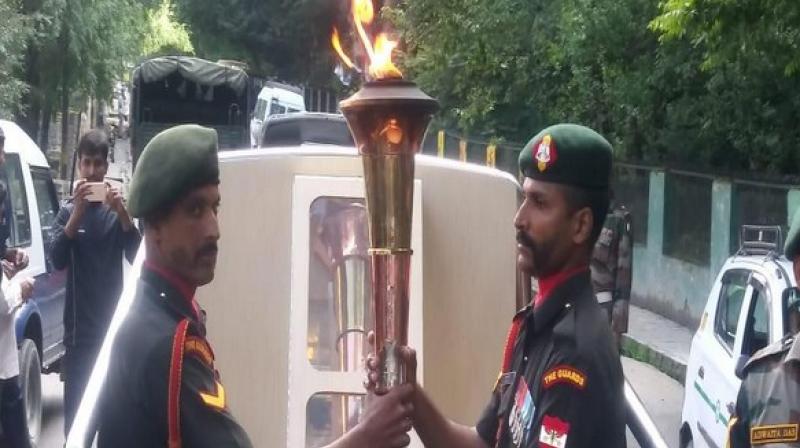 Kargil \Victory Flame\ reaches Manali