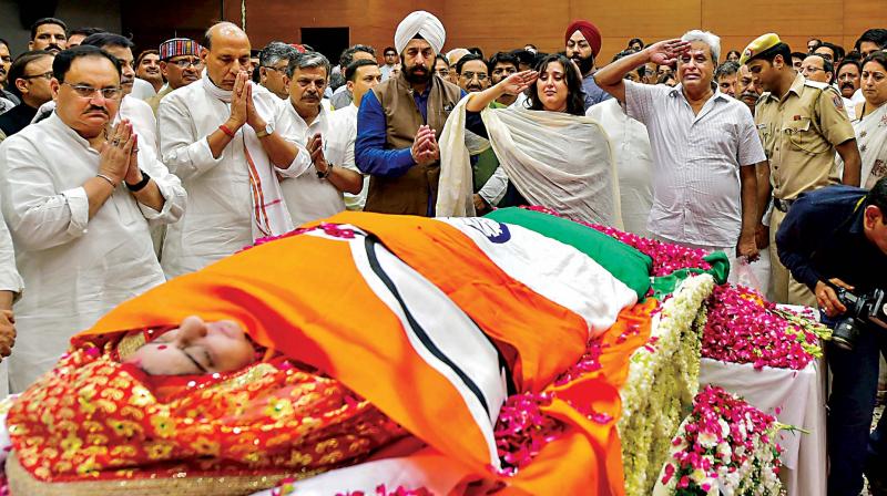 Condolence meet for Sushma to be held by BJP; diplomats, leaders to attend