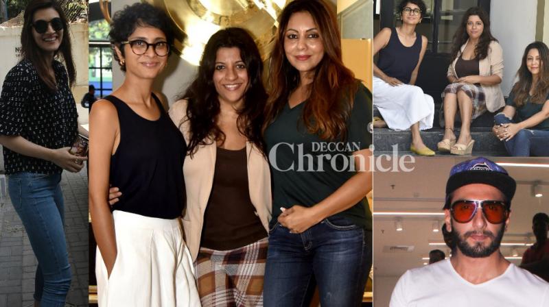 Gauri hosts Kiran, Zoya, has special gesture for Gully Boy, others snapped