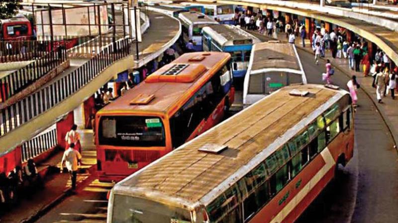 In 2010, BMTC and South Western Railway (SWR) introduced free mini-bus services between KSR City railway station and the bus stand (Majestic) from 5 am to 10 pm. (Representational image)