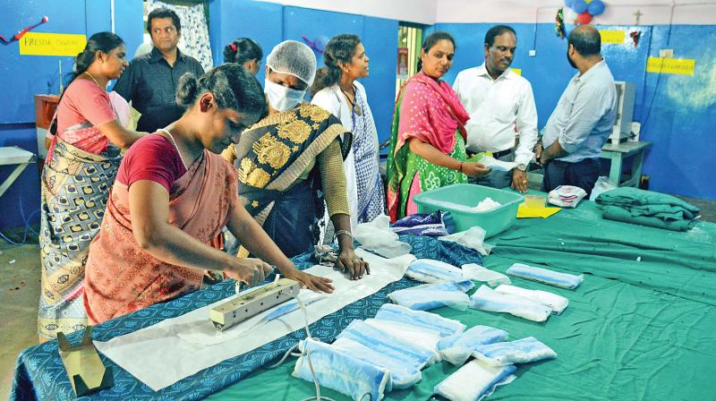 Now, Institute of Mental Health inmates produce sanitary napkins