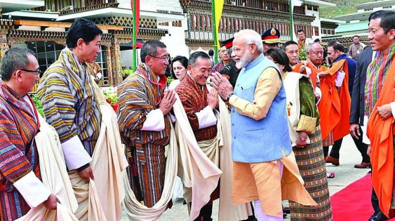Wary China watches India-Bhutan bonhomie