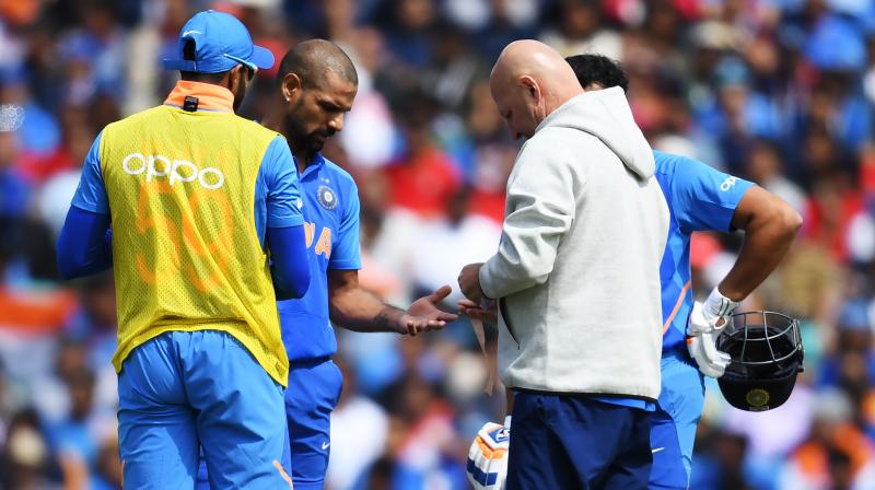 While it is blow to the team ahead of Indias third game against New Zealand, the good news is there is a chance that he will recover and therefore, the team management has not sought for any replacement. (Photo:AFP)