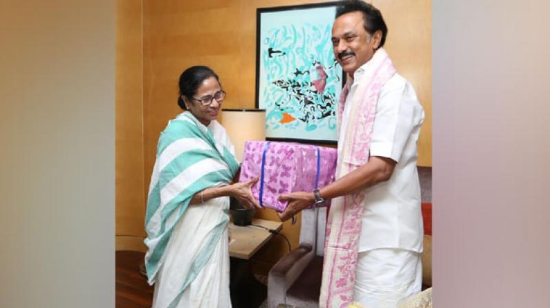 Mamata Banerjee meets MK Stalin in Chennai