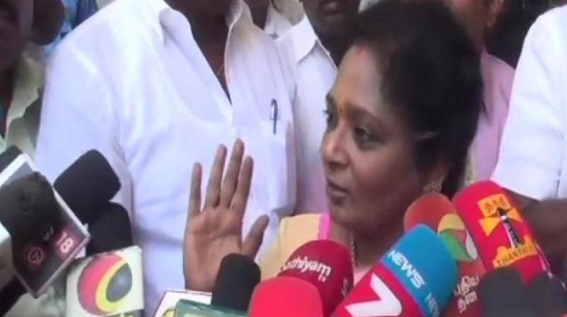 Talking to media on the issue, Soundararajan said that the detained passenger could belong to some organisation. (Photo: ANI)