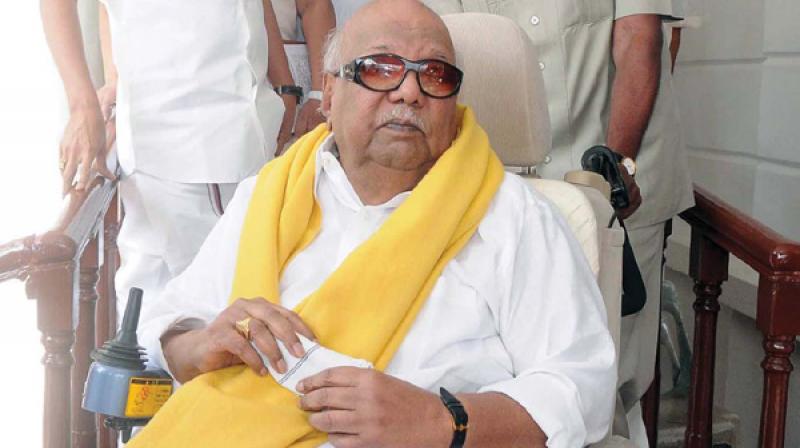 The DMK supremos death on August 7 comes less than two years after the passing of arch-rival and former AIADMK chief minister Jayalalithaa on December 5, 2016. (Photo: File)