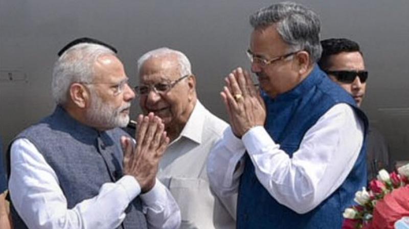 Govt willing to fulfil poll promises: Raman Singh lauds Modi cabinet