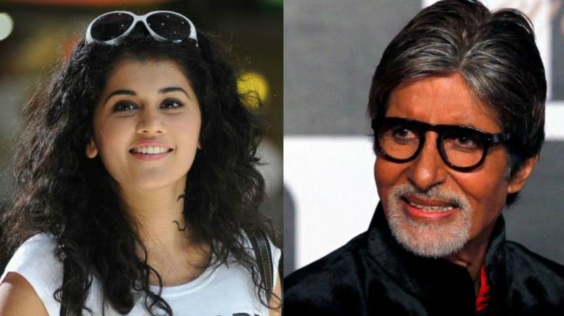 Big B and Taapsee have previously worked together in Pink.