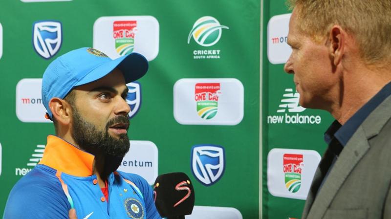 \I have got eight or nine years left in my career and I want to make the most of every day. Its a blessing that I am healthy and getting to captain my country,\ Virat Kohli said at the post-match presentation ceremony. (Photo: BCCI)