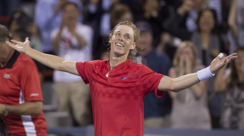 Image result for Canadian teenager Denis Shapovalov beat Rafael Nadal