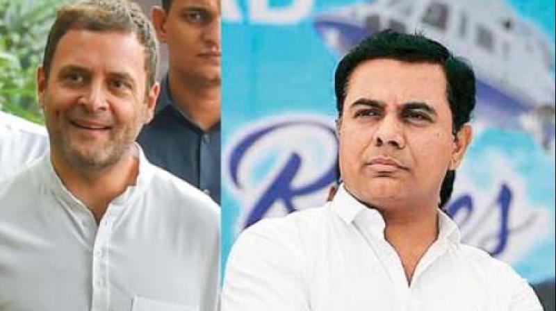 KT Rama Rao is what Rahul Gandhi is to Congress party: BJP