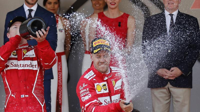 Sebastian Vettel became the first Ferrari driver since Michael Schumacher (2001) to win the Monaco Grand Prix. (Photo: AP)