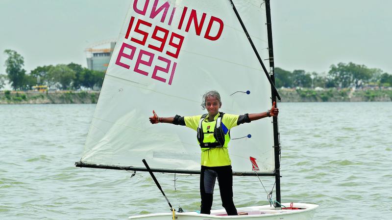 Sitting Preethi: City sailor bags two wins to lead National Regatta