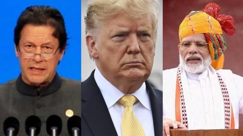 Indo-Pak tensions \less heated\ now than 2 weeks ago: Trump