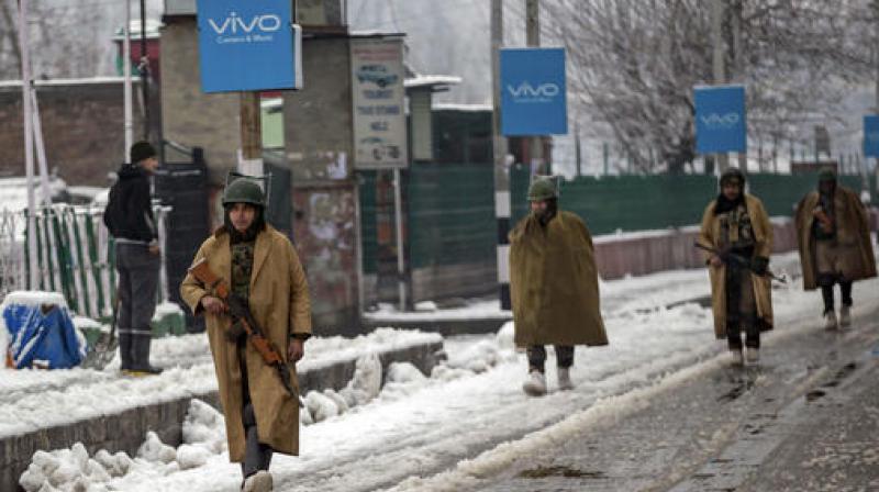 Mobile phone and mobile internet services were not snapped when the Republic Day parade began at Kashmirs main venue Bakshi Stadium. (Photo: File)