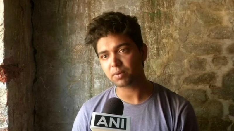 My father was the sole breadwinner; he laid down his life while serving the nation. I want the authorities to provide us with whatever help we need, Mohit Kumar Dahiya said. (Photo: ANI)