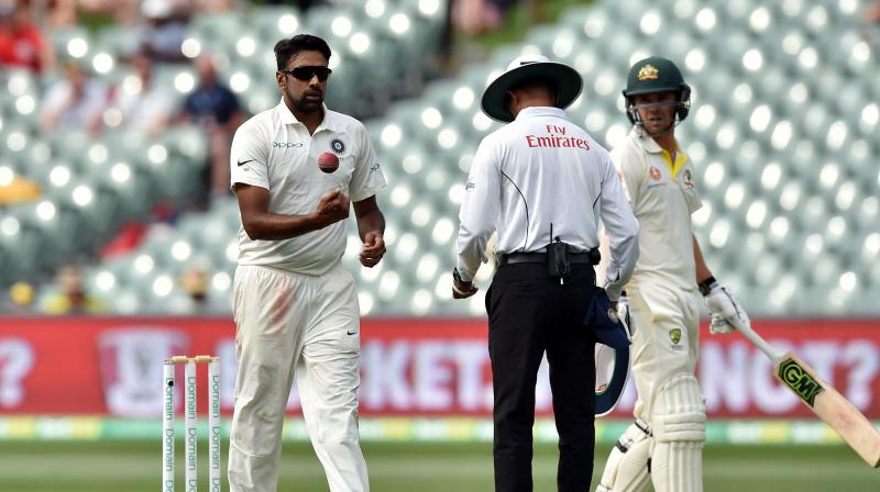 Australia trailed by 59 runs and Ashwin said the Test was still on equal terms. (Photo: AFP)