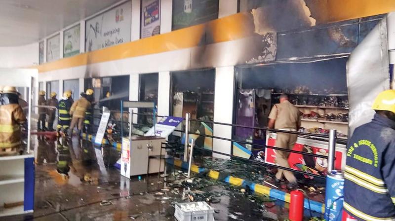 Major disaster averted at petrol pump in Chennai