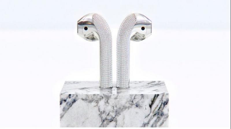 These USD 20,000 diamond-coated Apple AirPods can be yours