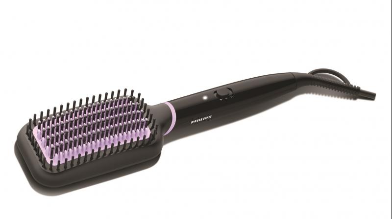 Philips launches a smart five-minute hair straightening brush