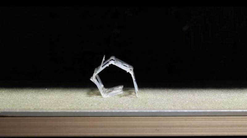 Watch: How cool is this paper robot that changes shape in response to heat!