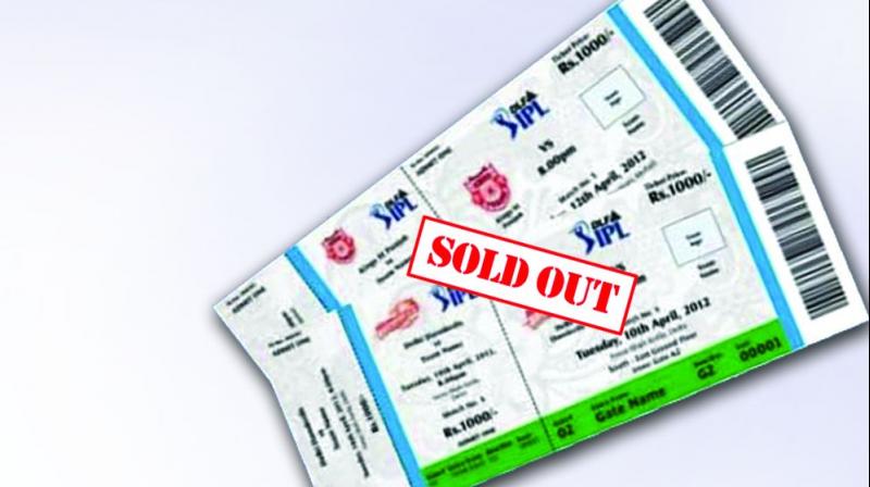 Black mark on Indian Premier League e-tickets