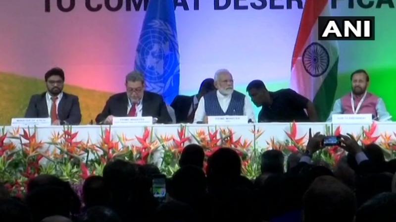 Noida: PM Modi attends COP14 UN convention to combat desertification