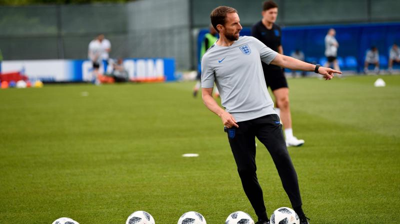 Gareth Southgate admitted his World Cup celebrations will be more muted for the remainder of the tournament. (Photo: AFP)