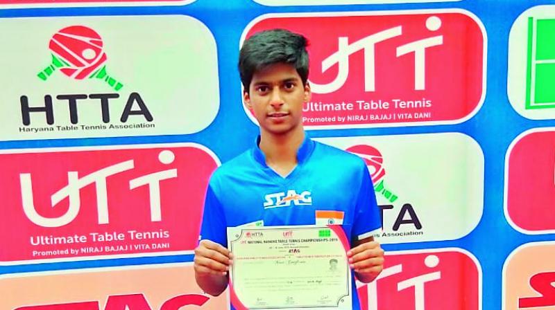 Snehit wins bronze at national TT