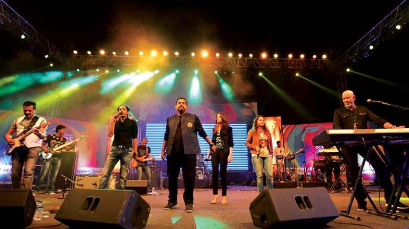 Shankar, Ehsaan and Loy in a concert.