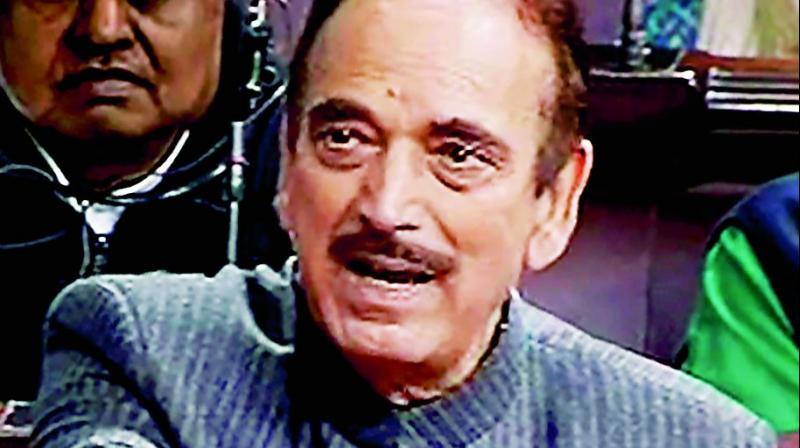 Why political leaders are under house arrest if situation is normal: Azad