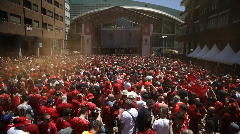 English fans fill Madrid ahead of Champions League final