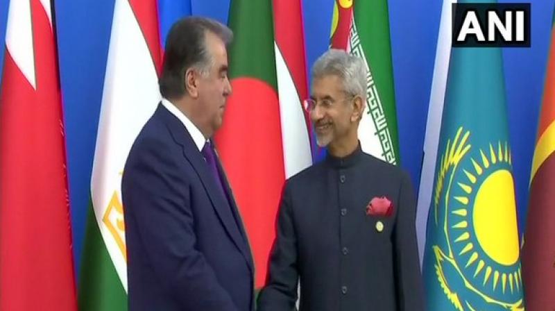 CICA Summit: EAM Jaishankar meets Tajikistan President