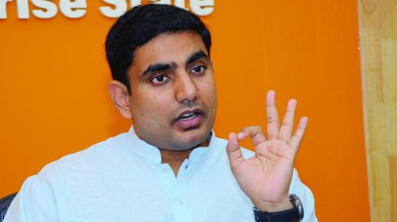 IT minister Lokesh said the state government has set a target to make Andhra Pradesh a trillion dollar economy.