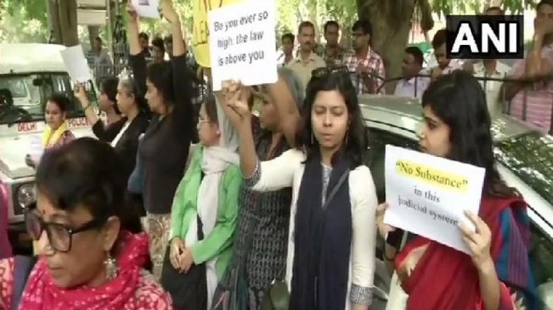 Women among 55 protesters detained for staging protest outside SC