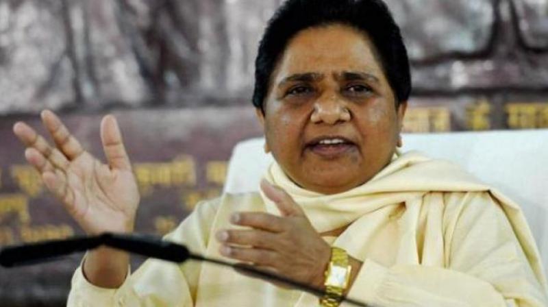 Congress, BJP acting against SP-BSP alliance: Mayawati