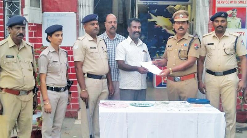 Chennai: RPF hands over misplaced bag on train to passenger