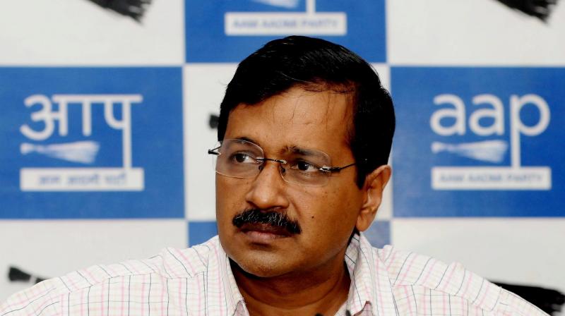 Delhi Chief Minister and AAP Party leader Arvind Kejriwal addresses a press conference. (Photo: PTI)