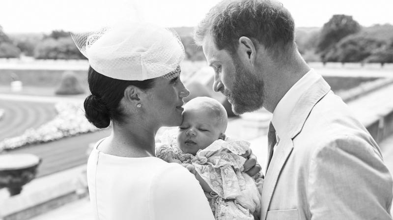 Historical tributes in Archieâ€™s christening photos